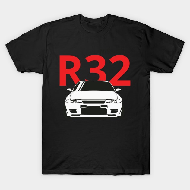 nissan r32 T-Shirt by artoriaa